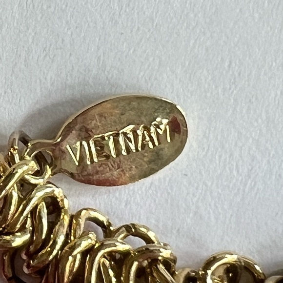 Cookie Lee Gold Tone Stretch Bracelet ECU - Picture 8 of 8